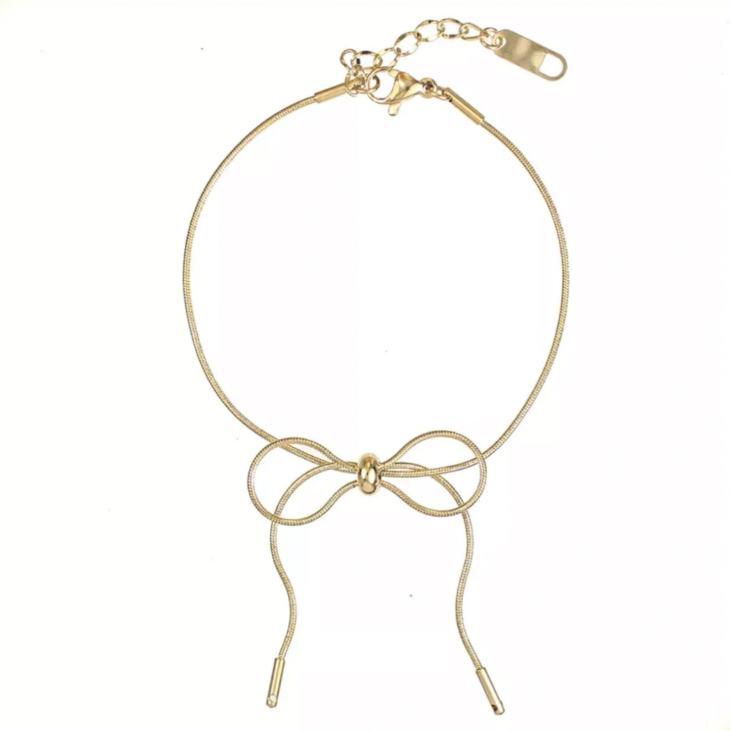 Pulseras delgadas de Mujer en Acero Inoxidable con Moño