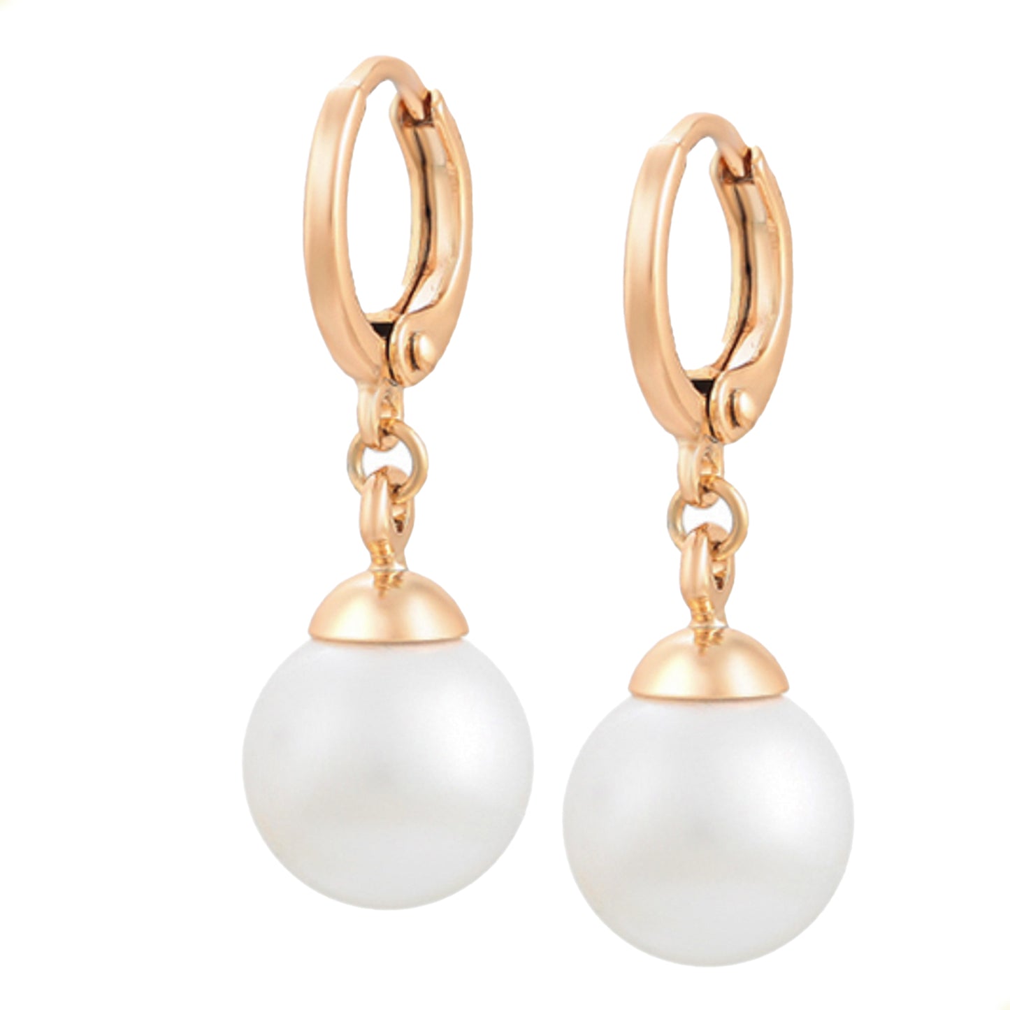 aretes largos colgantes con perlas finas para mujer en oro laminado 18k