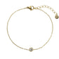 Esclava Pulsera De Mujer Ajustable con cristal solitario