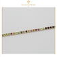 IMPERO JEWELRY Pulsera De Colores De Tenis Elegante Oro Laminado Swarovski