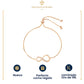 Esclava Pulsera De Mujer Infinito Diamantado Oro Laminado 18k