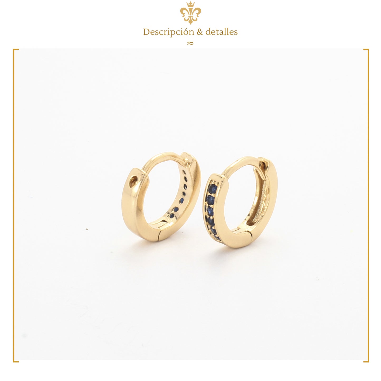 Aretes Arracadas Para Bebé y dama De Oro Laminado 18k Con Circonias