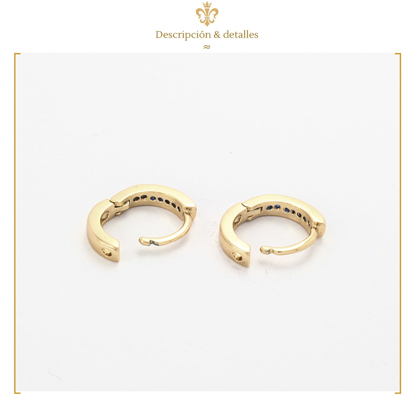 Aretes Arracadas Para Bebé y dama De Oro Laminado 18k Con Circonias