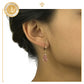 Elegantes Aretes De Cristal Swarovski Largos Con Diseño Gota