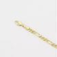 esclava pulsera tobillera unisex tejido figado oro laminado 14k