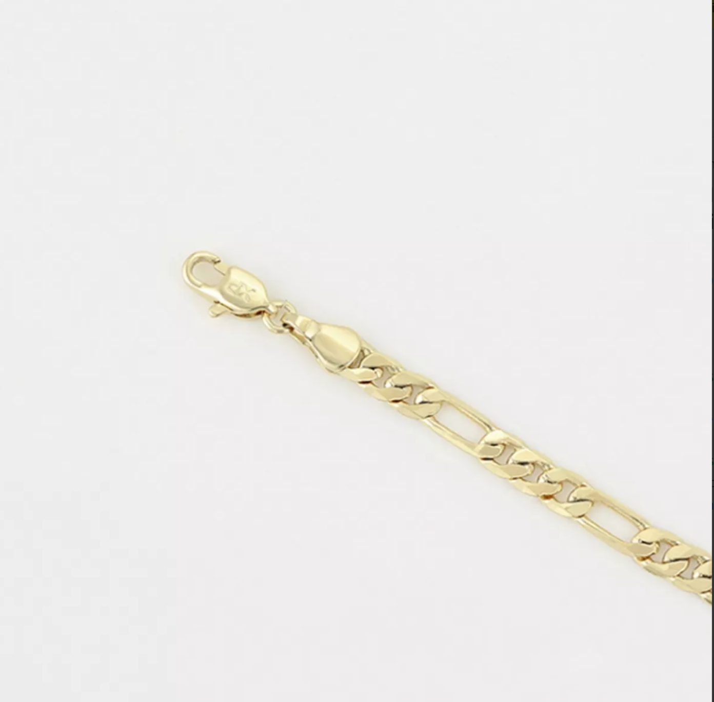 esclava pulsera tobillera unisex tejido figado oro laminado 14k