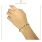 IMPERO JEWELRY Pulsera Para Mujer En Oro Lamiando De Cristal Gota De Agua Swarovski